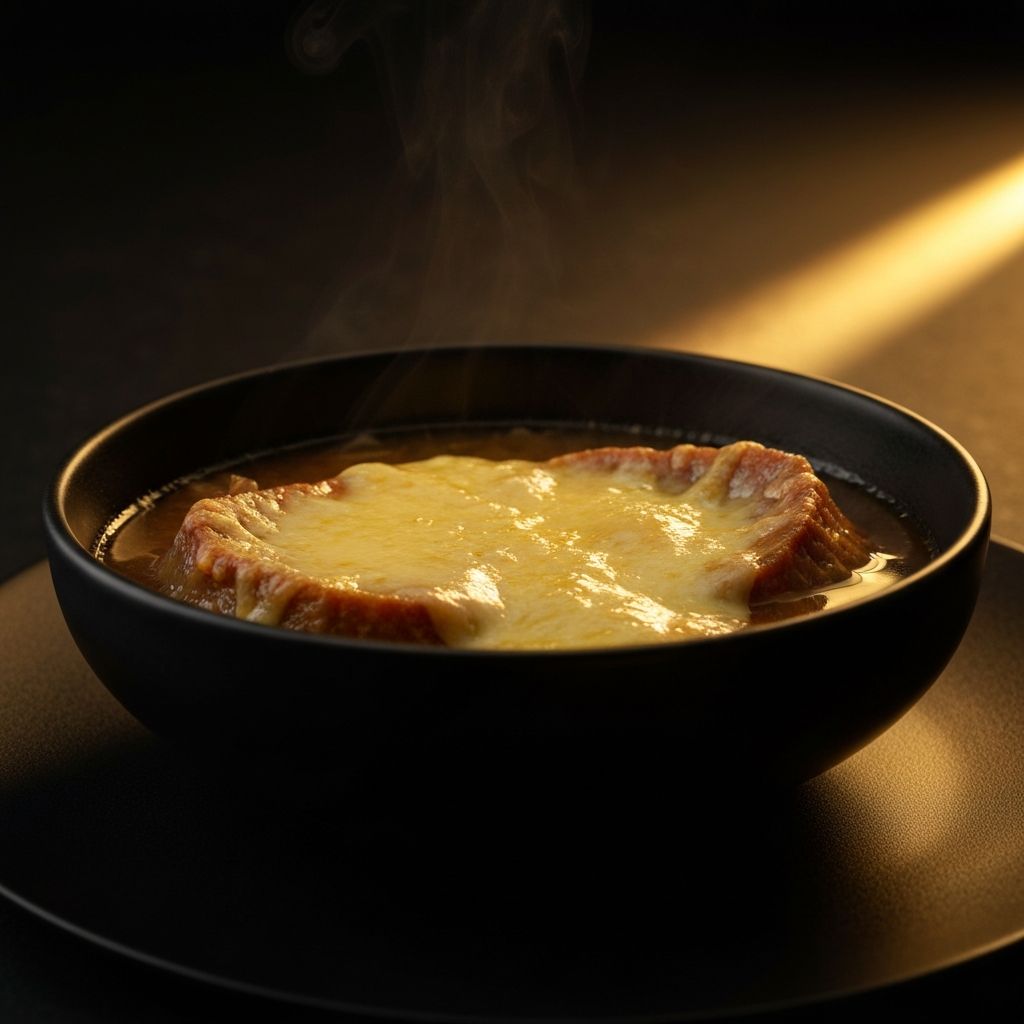 Soupe à l'Oignon Gratinée